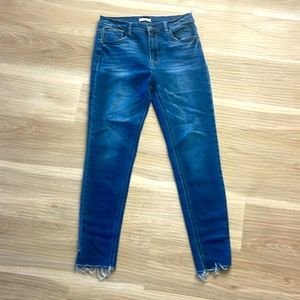 Kensie Blue Jeans High Rise Pencil 8